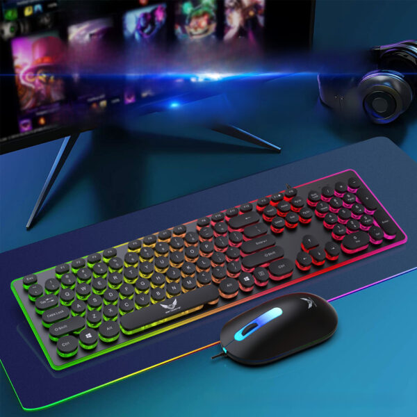 Shopable USA Offers Macro Definition Gaming Keyboard & Mouse Mechanical Feel - Image 2